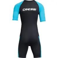 Cressi Tiburon 2 Mm Woman Short Sleeve Shorty Bleu,Noir XL Femme