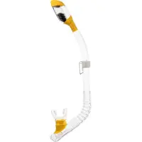 Cressi Dry Junior Diving Snorkel Clair,Jaune Enfants