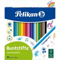 Pelikan Crayons de couleur Standard BS24LN,¿tui de 24 carton