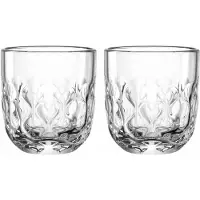Leonardo Cappuccino Becher Gocce 2 220 ml, 2 Stück, Tasse, Transparent