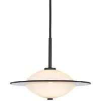 Halo Design Suspension , ORBIT, dimmable, Noir, Salon / séjour, Verre, Design