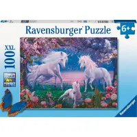 Ravensburger Puzzle Licornes enchantées, 100pcs. XXL