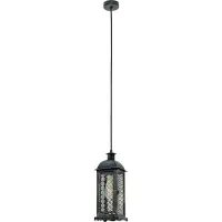 Eglo Lampe à suspension Vintage Square patiné vert
