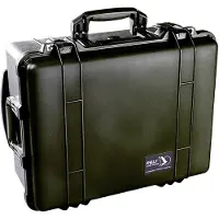Peli 1560LOC Valise de voyage avec housse pour ordinateur portable intégrée Noir