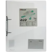 Rexel 2102045 classeur 2 anneaux a4 transparent