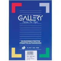 Gallery Étiquettes 105 x 148,5 mm blanches