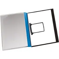Jalema Porte-documents Djois Clip DIN A4 PVC (Polychlorure de vinyle) 240 mm x 315 mm Bleu (A4, 10x)