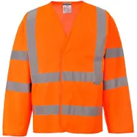 Portwest Gilet haute visibilité baudrier double ceinture manches longues