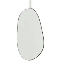 J-Line Miroir mural extrema fer/miroir noir large
