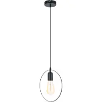 Eglo Lampe à suspension Bedington Oval noir