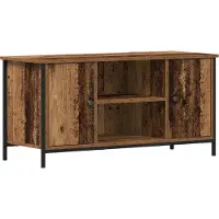 vidaXL Armoire TV vieux bois 100 x 40 x 50 cm Bois composite