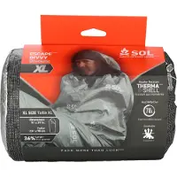 Sol - Sursac de bivouac et survie - Escape Bivvy XL Hood Grey - Gris