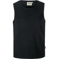 Hakro 259 Body Fit T-shirt Col rond noir, Unicolore