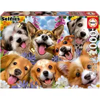 Educa Selfie-chien puzzle 1000 pièces Multicolore One Size