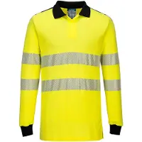 Portwest FR702 WX3 Polo ignifugé haute visibilité jaune/noir taille XXXL