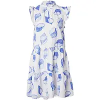 ONLY Robe 'ONLVera' bleu roi / blanc