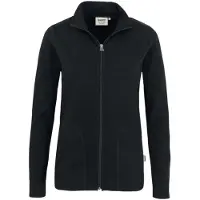 Hakro Regular Fit Veste de sweat pour femme noir, Unicolore