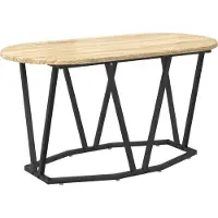 vidaXL Table basse en chêne Sonoma 80X40X40.5 cm en bois reconstitué et métal Lumarko !