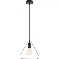 Eglo Lampe à suspension Bedington Triangle noir