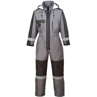 Portwest Combinaison hiver étanche matelassée Gris M