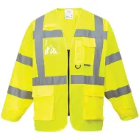 Portwest Veste Haute Visibilité Executive HiVis Jaune Fluo M