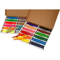Creativ Company Crayons de couleur Diverses couleurs, 288pcs.