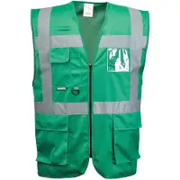 Portwest Gilet haute visibilité Iona Executive Vert Bouteille 3XL