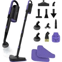 16-in-1 Nettoyeur vapeur - Nettoyeur de taches - Nettoyeur vapeur à main pour le nettoyage en profondeur du sol, du canapé, de la salle de bain et du tapis - Balai vapeur - Nettoyeur de