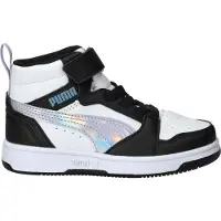 Puma Rebound V6 Mid PS Sneakers Hoog - Zwart - Maat 33