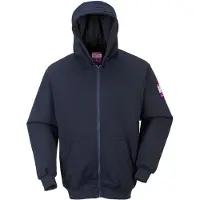 Portwest Sweatshirt Fr Zippe A Capuche Couleur : Marine Taille M -