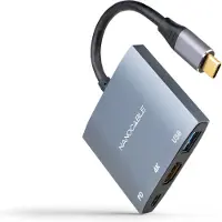 Nanocable 10.16.4306 Convertisseur Usb-c Vers Hdmi/usbpd/usb 15 Cm