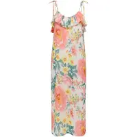 ONLY Robe 'ONLMILLA' jaune / émeraude / rouge / blanc
