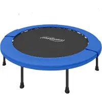 Physionics Mini Trampoline De Fitness - Diamètre Ø 91 Cm, Pieds Antidérapants, Usage Intérieur / Extérieur - Trampoline De Gymnastique