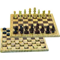 Jeujura Jeu De Societe Jeux De Dames Et D'echecs En Bois
