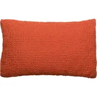 Vivaraise Housses de coussins STONEWASHED TANA - Orange - 40x65 cm
