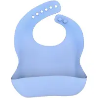 Intirilife Bavoir Pour Bébé En Silicone Avec Plateau D'égouttage Sans Bpa