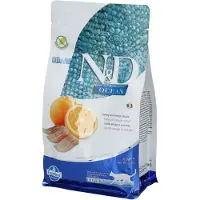 Farmina N&D Ocean pour chat 300 g - Recette hareng et orange
