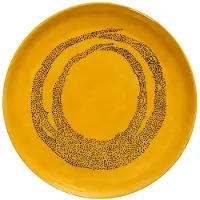 Serax Feast Assiette de Présentation S Yellow|Black Dots