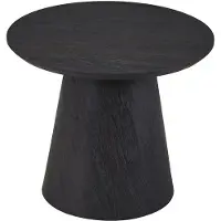Rousseau Table d'appoint Miklos | Ø60 x 50 cm | Noir