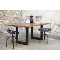PIB Table industrielle en teck Peterstivy