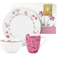 Pip studio Ensemble de Vaisselle Pip Studio Petit-Déjeuner Jolie Pink (Ensemble de 3)