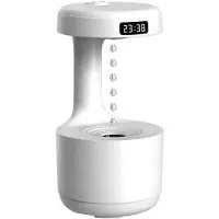 Scandinavian Collection Humidificateur Humidifier With Anti-gravity Effect And Clock
