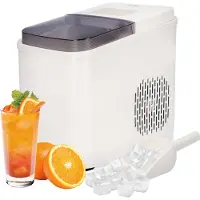 Ocina Machine à Glaçons – Ocina - avec Pelle à Glace - Capacité 2 Litres - 7-10 Min - 12 kg/24h - Blanc