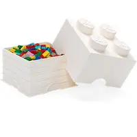 LEGO Brique de rangement 4 tenons - blanc