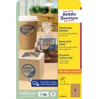 Avery Naturbraune Etiketten