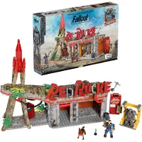 Mattel Zestaw Konstrukcyjny MEGA Fallout: Stacja Paliw Czerwony Rakiet