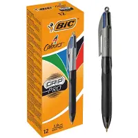 BIC Grip Pro Pen 12 Units Multicolore Enfants