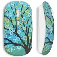 MANIACASE Souris Sans Fil Arbre paint