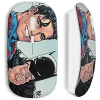 MANIACASE Souris Sans Fil Superman Batman Smile
