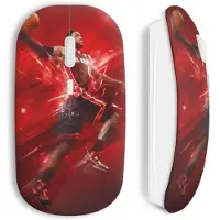 MANIACASE Souris sans fil lebron james basketball red art